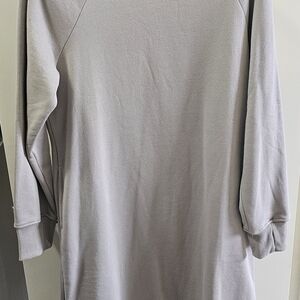 Elegant Gray Midi Dress